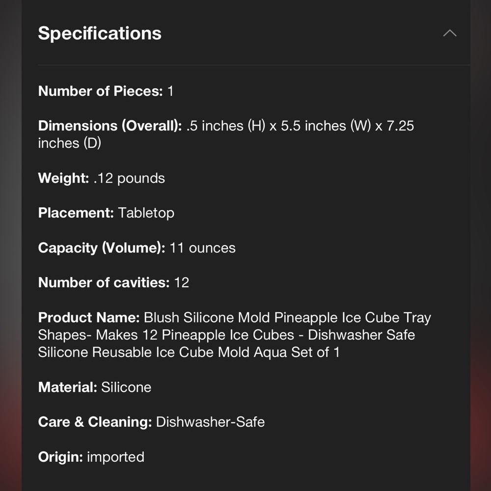 Pineapple Ice Cube Tray NWT - Picture 4 of 5